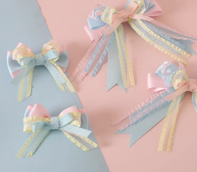 Xiaogui - Sweet Ice Cream - Sweet Lolita Bow Hair Accessories - Image 10