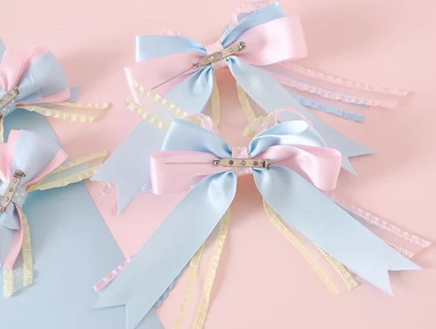 Xiaogui - Sweet Ice Cream - Sweet Lolita Bow Hair Accessories - Image 7