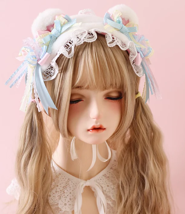 Xiaogui - Sweet Ice Cream - Sweet Lolita Bow Hair Accessories - Image 9
