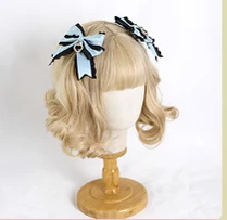 Xiaogui - Sweet Lolita Ribbon Bow Hair Clips - Image 7