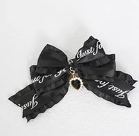 Xiaogui - Sweet Lolita Ribbon Bow Hair Clips - Image 8