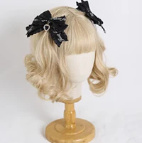 Xiaogui - Sweet Lolita Ribbon Bow Hair Clips - Image 9