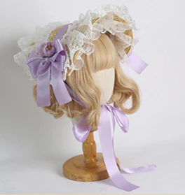 Xiaogui - Sweetie Zhi Fan - Country Lolita Lace French Straw Hat - Image 8