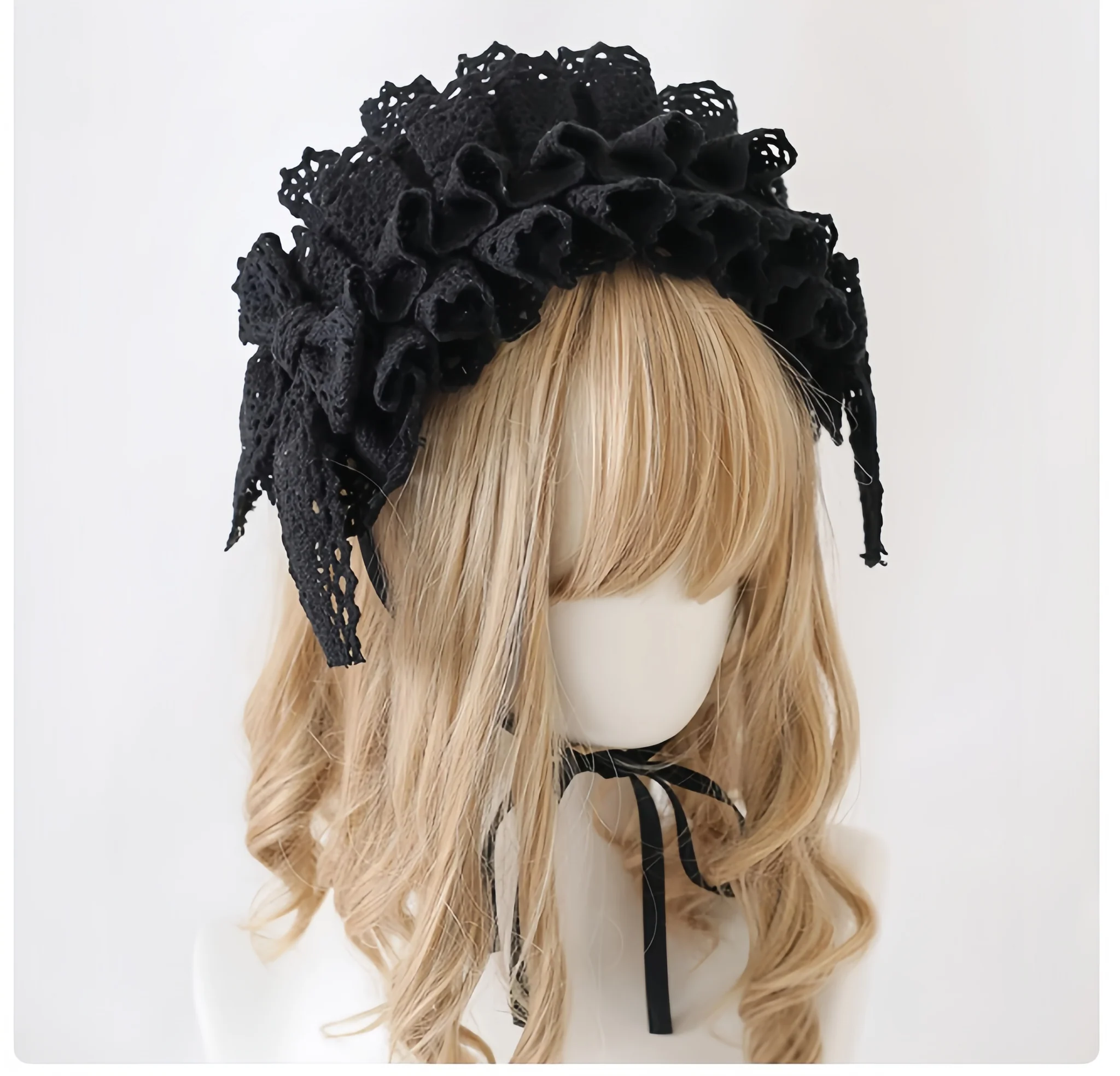 Xiaogui - Sweet Lolita Lace Headdress - Image 14