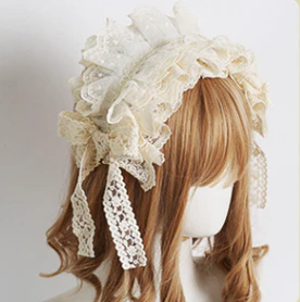 Xiaogui - Sweet Lolita Lace Headdress - Image 4