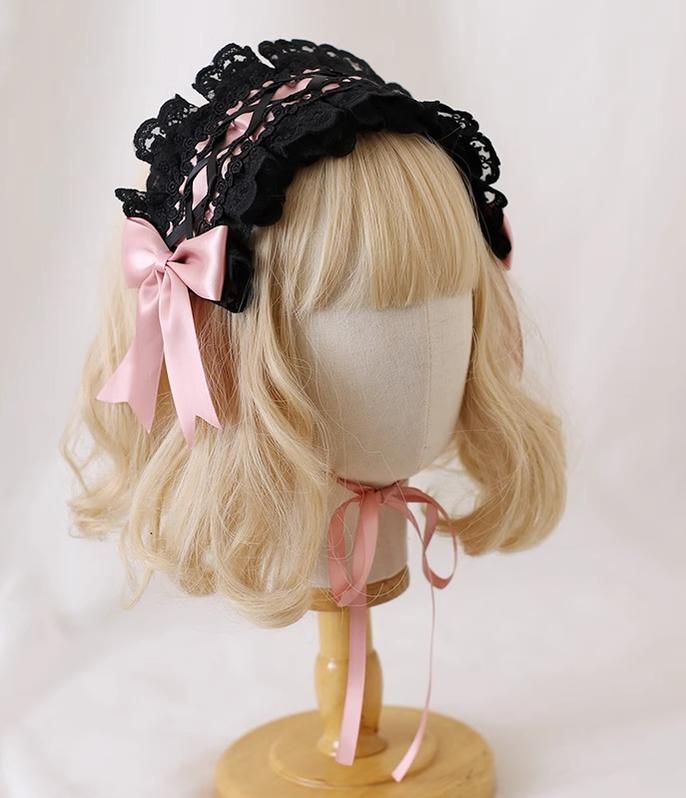 Xiaogui - Gothic Lolita Headband Cat Ear Hairpin - Image 14
