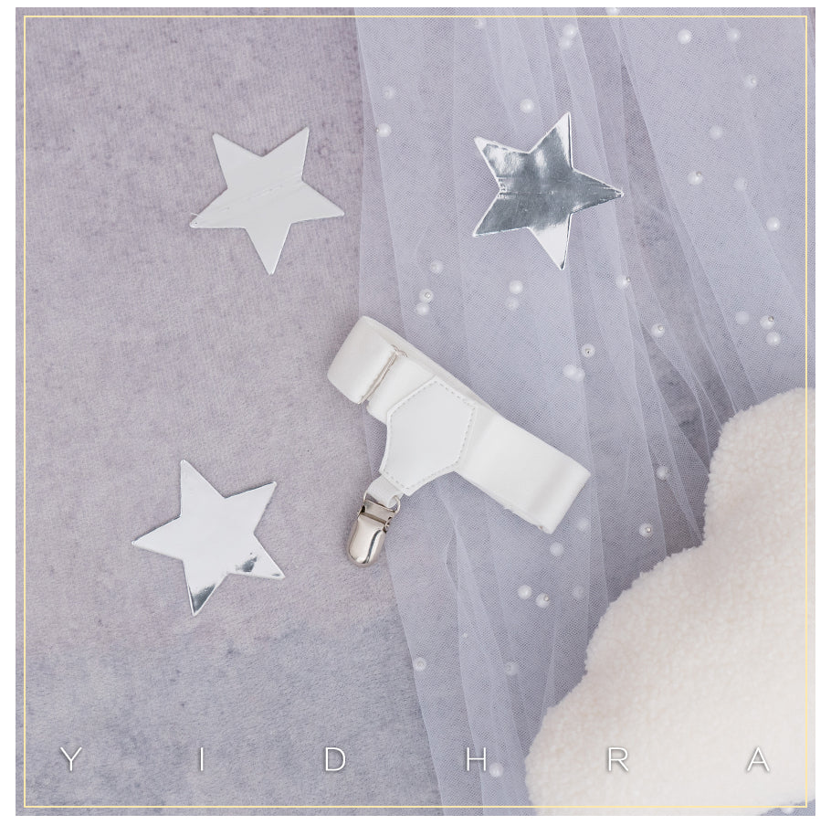 Yidhra - Lolita Tights Holdups Anti-slip Leg Clips - Image 6