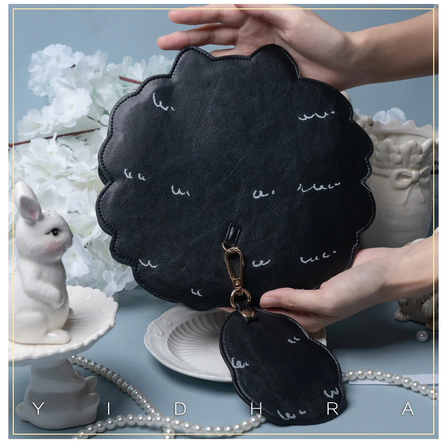 Yidhra - Printed Kawaii Cat Leather Shoulder Bag - Image 20