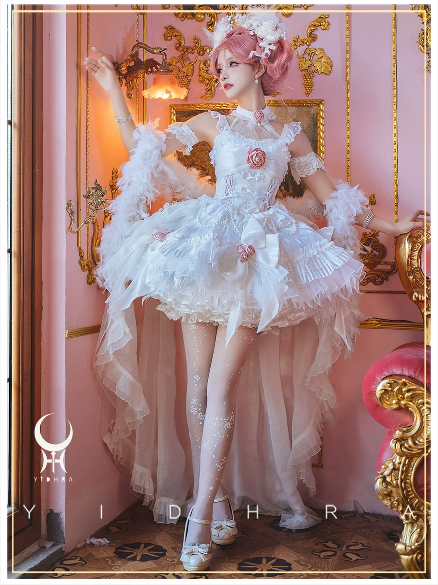 Yidhra - Star Fall Rose - Daily Lolita pantyhose Velvet Pantyhose - Image 7