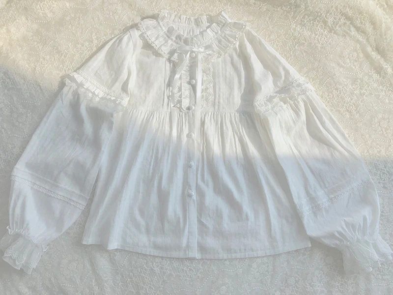 Elegant Cotton Long-Sleeved Shirt - Image 12