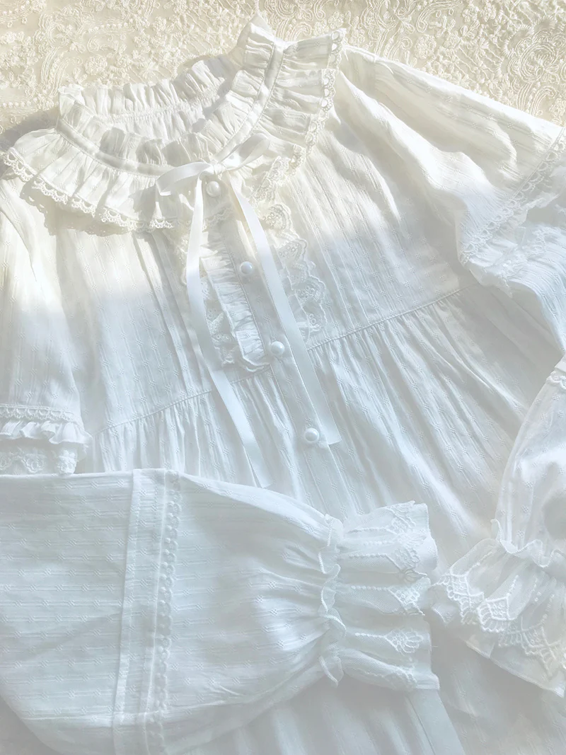 Elegant Cotton Long-Sleeved Shirt - Image 8