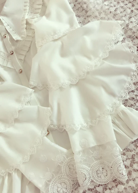 Elegant Lolita Long Sleeve Slim Fit Blouse - Image 9