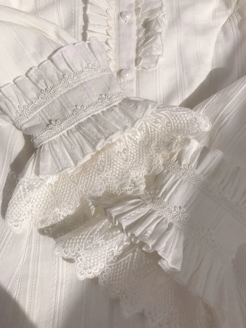 Sweet Lolita Long Sleeve Blouse - Image 2