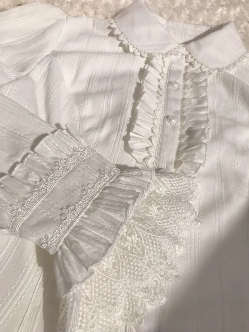 Sweet Lolita Long Sleeve Blouse - Image 3