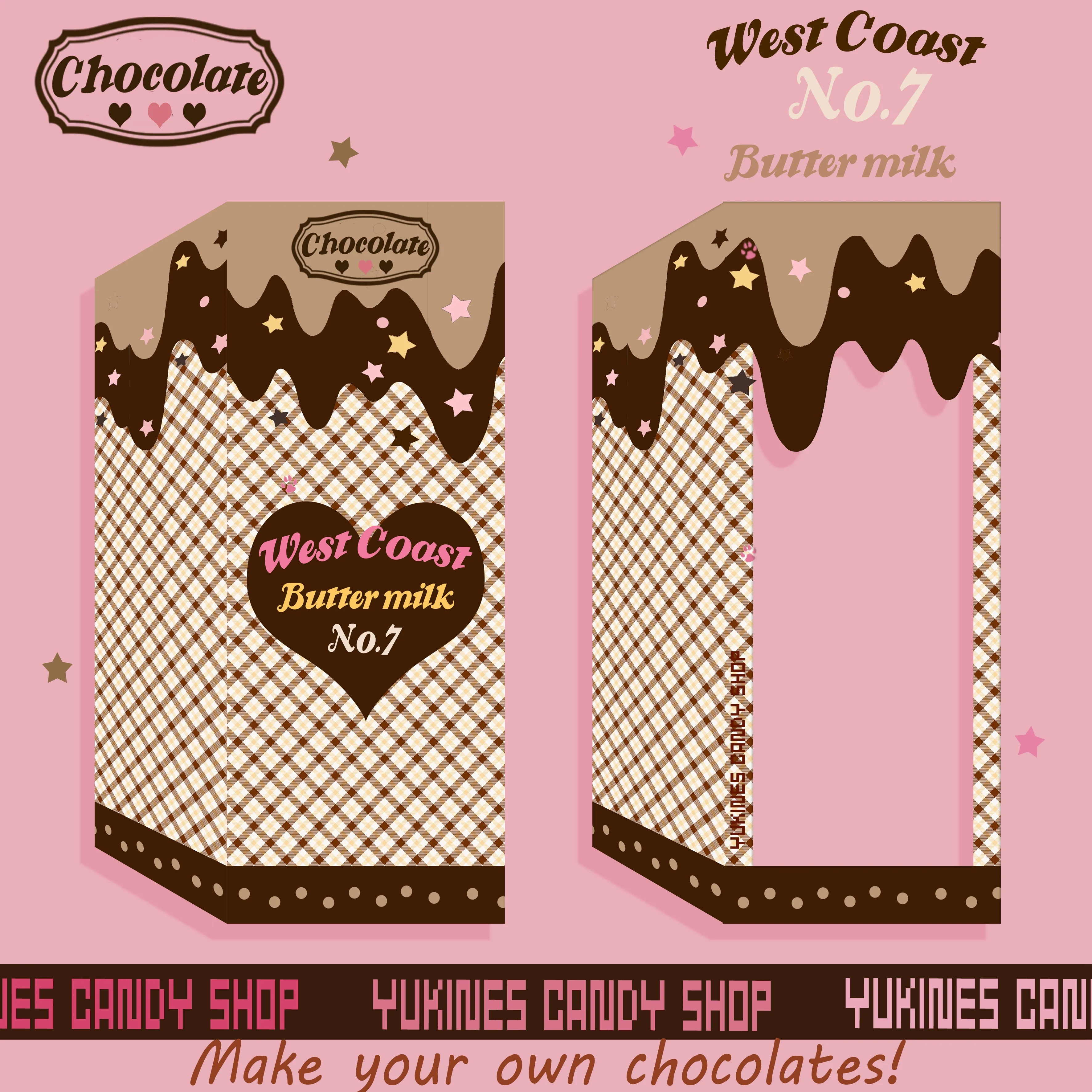Kawaii Lolita Chocolate Color Cotton Socks - Image 53