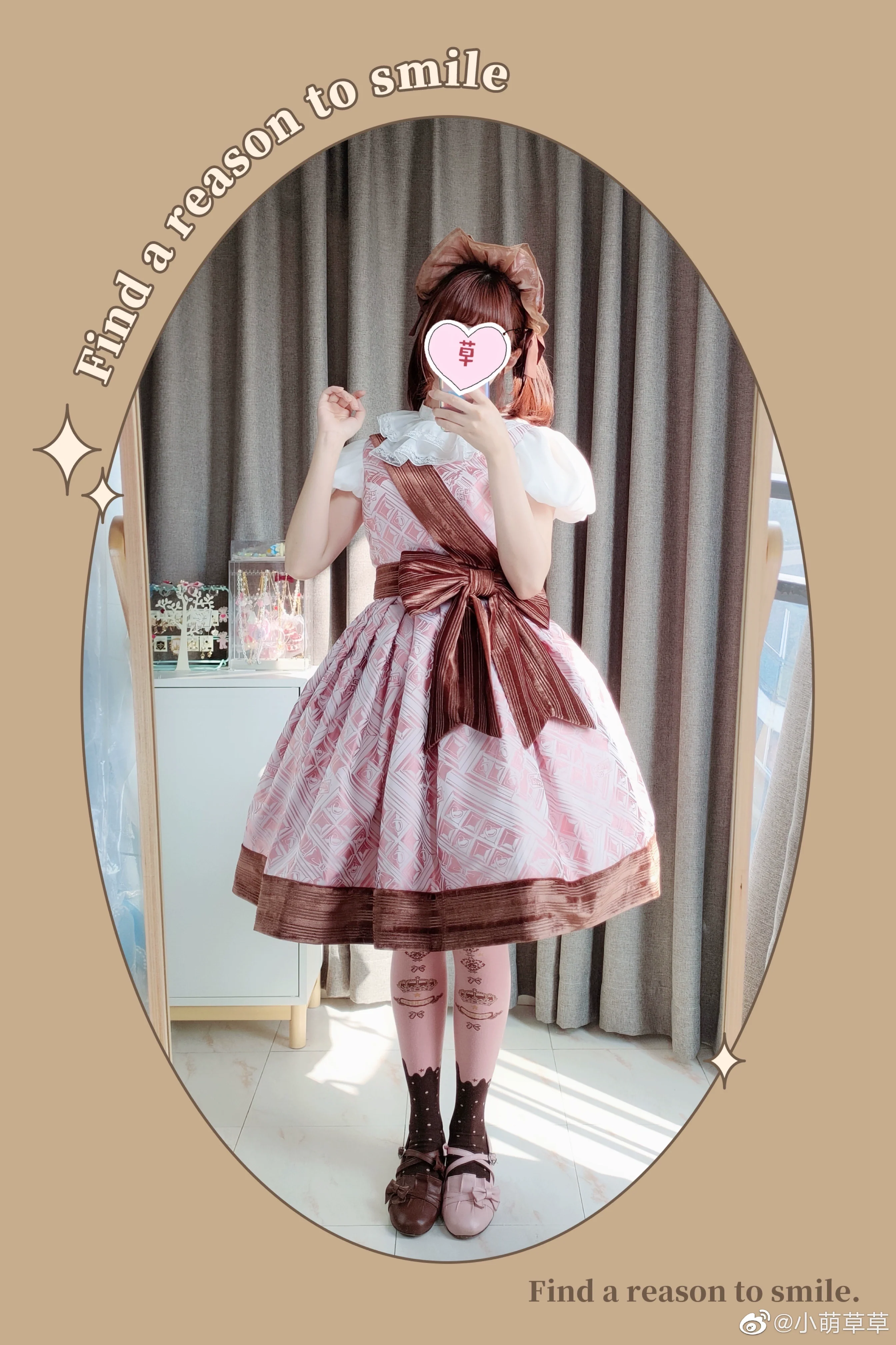Retro Lolita Chocolate Color Cotton Socks - Image 14