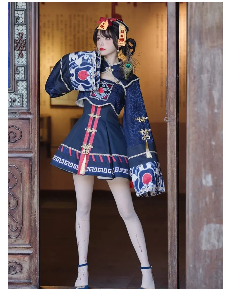Little Zombie - Zombie Lolita Jumper Dress Cute Lolita Coat Set - Image 16