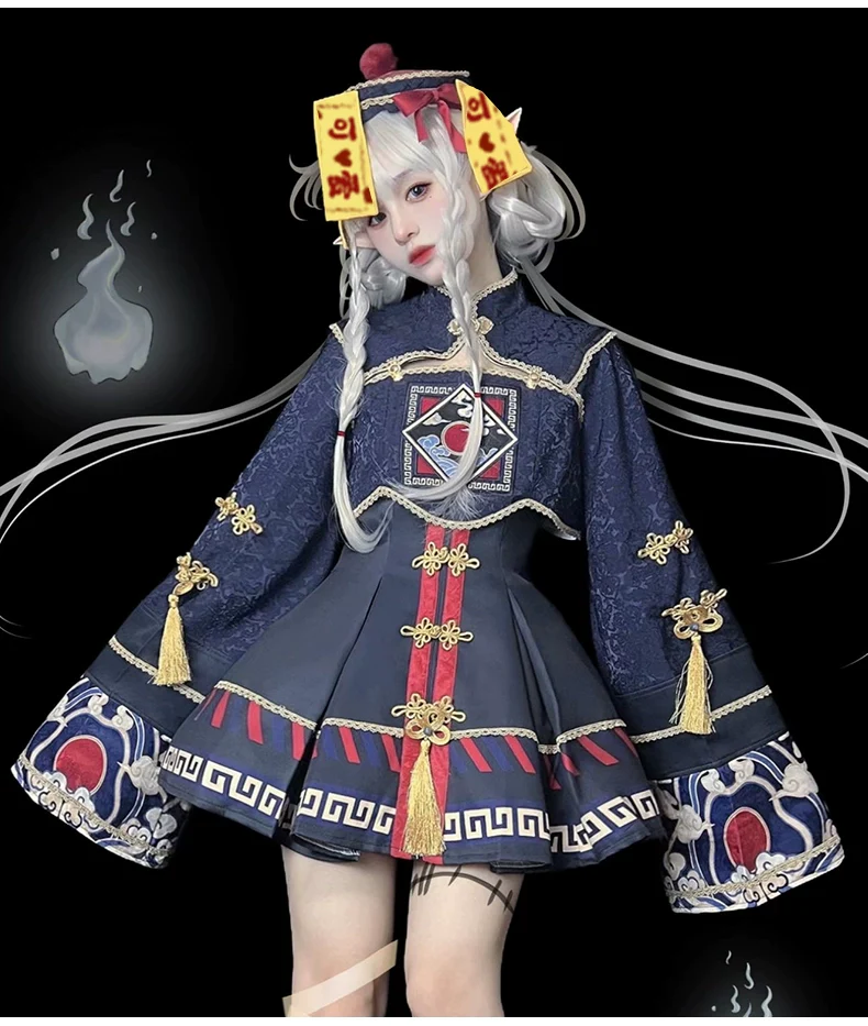 Little Zombie - Zombie Lolita Jumper Dress Cute Lolita Coat Set - Image 25