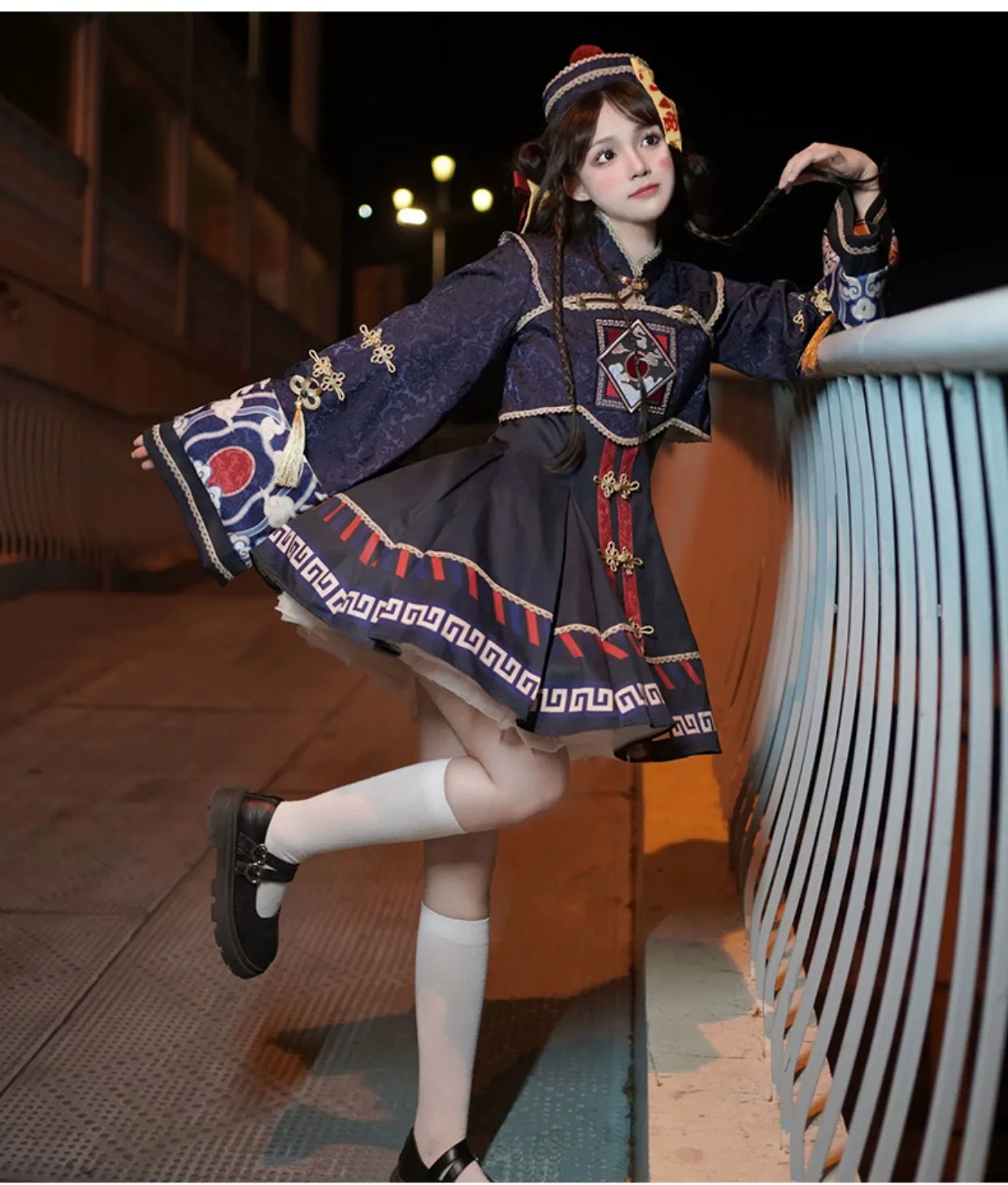Little Zombie - Zombie Lolita Jumper Dress Cute Lolita Coat Set - Image 3